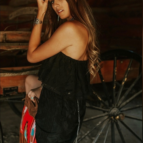 Lace Off Shoulder Dress - Picture 3 of 3